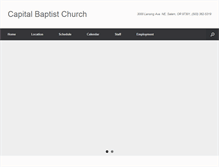 Tablet Screenshot of capitalbaptist.com